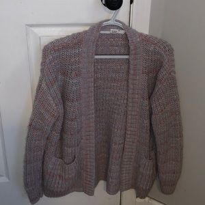 Pink cardigan
